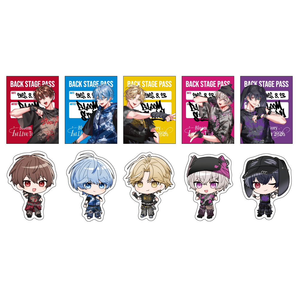 【先行販売受付】ぶーすと ランダムステッカー【東京公演Ver.】